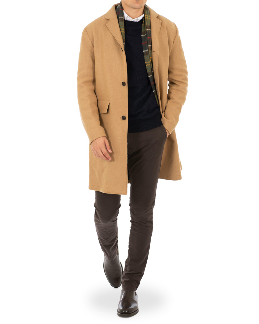 Heren | Jassen | NN07 | Lamont Lined Wool Coat Camel