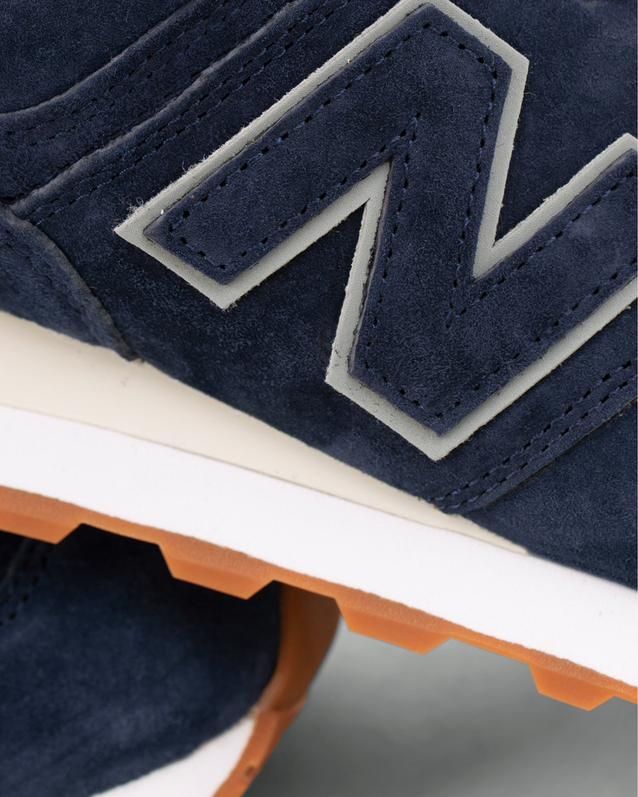 Heren | New Balance 574 Running Sneaker Navy Suede | New Balance | 574 Running Sneaker Navy Suede
