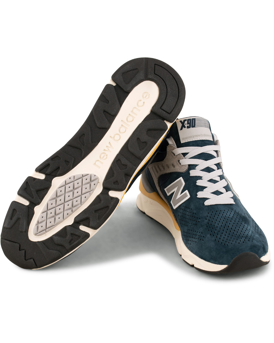 Heren | New Balance X90 Running Sneaker Navy Suede | New Balance | X90 Running Sneaker Navy Suede