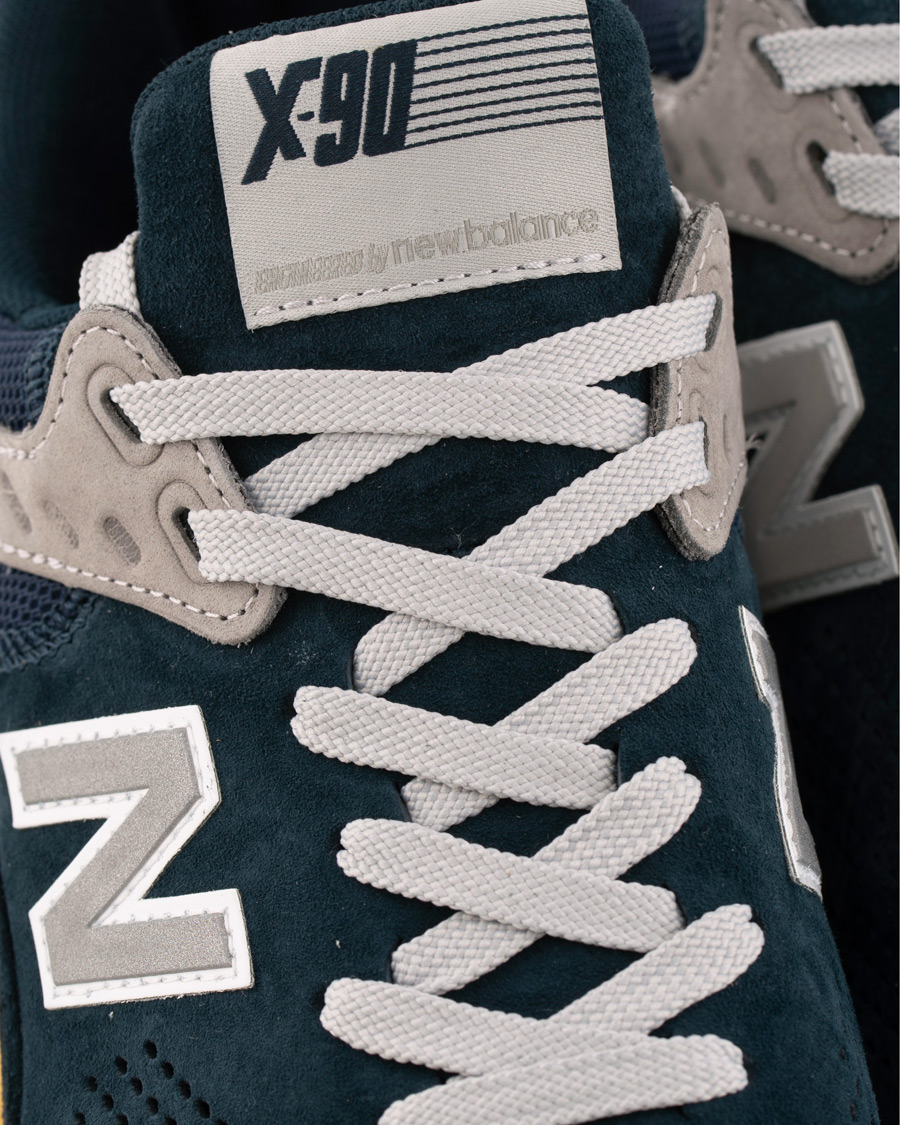 Heren | New Balance X90 Running Sneaker Navy Suede | New Balance | X90 Running Sneaker Navy Suede