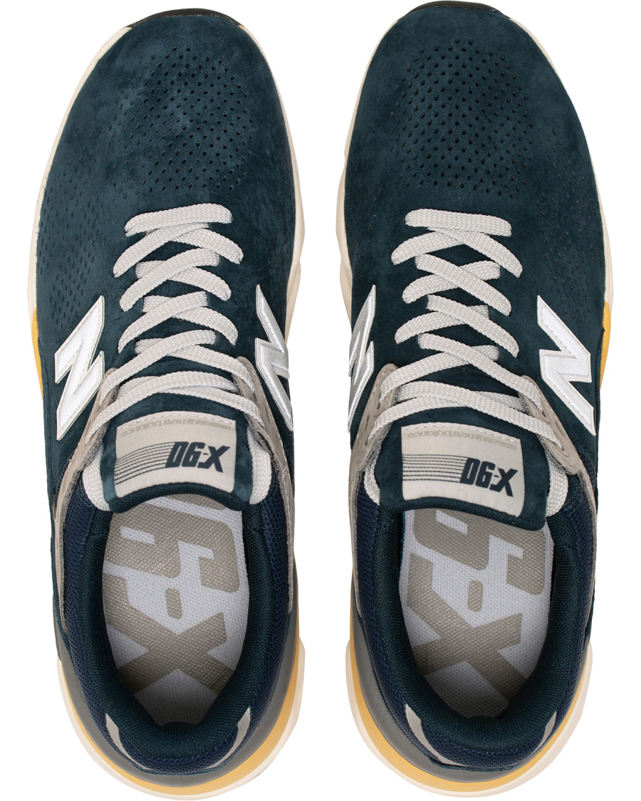 Heren | New Balance X90 Running Sneaker Navy Suede | New Balance | X90 Running Sneaker Navy Suede