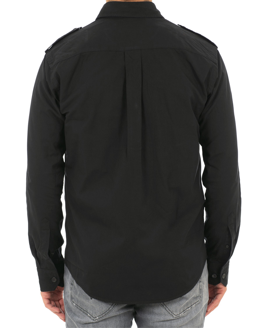 Heren | Jassen | Eton | Slim Fit Twill Overshirt Black