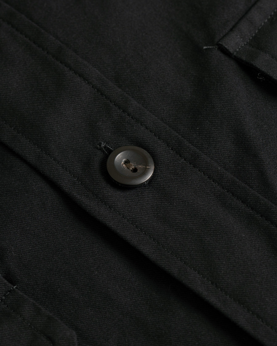 Heren | Jassen | Eton | Slim Fit Twill Overshirt Black