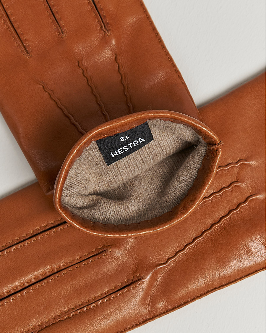 Heren | Handschoenen | Hestra | Edward Wool Lined Glove Cognac