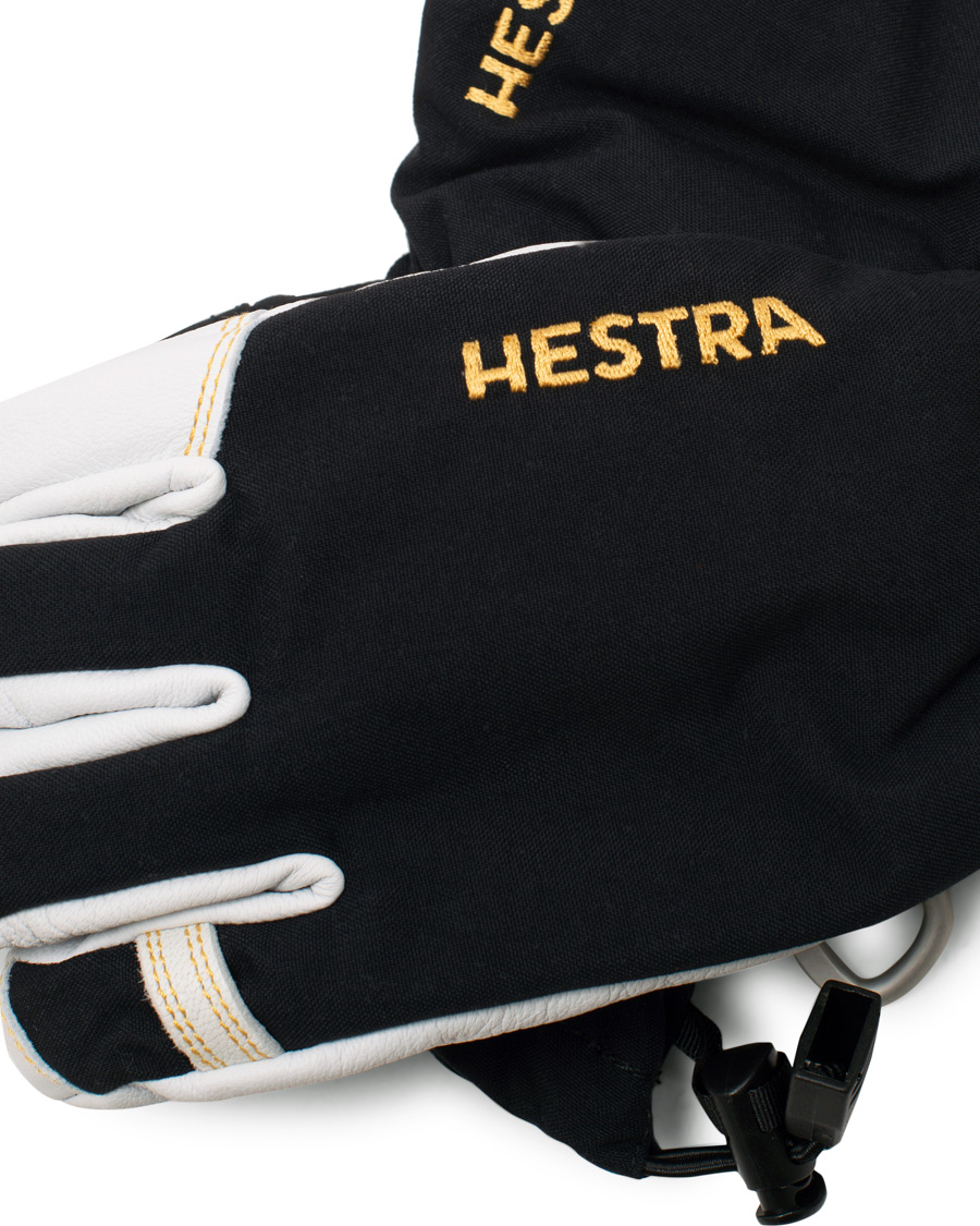 Heren | Hestra Army Leather GORE-TEX® Glove Black/White | Hestra | Army Leather GORE-TEX® Glove Black/White