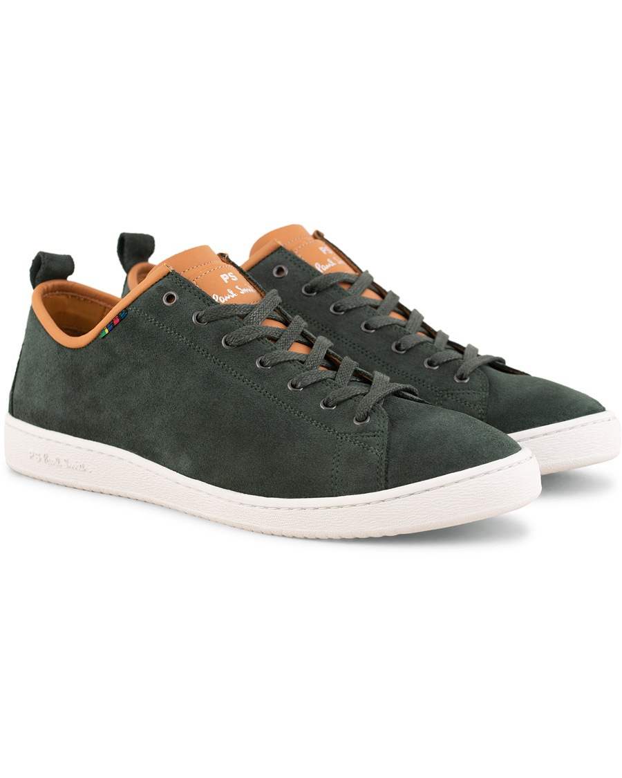 Heren | PS Paul Smith Miyata Sneaker Green Suede | PS Paul Smith | Miyata Sneaker Green Suede