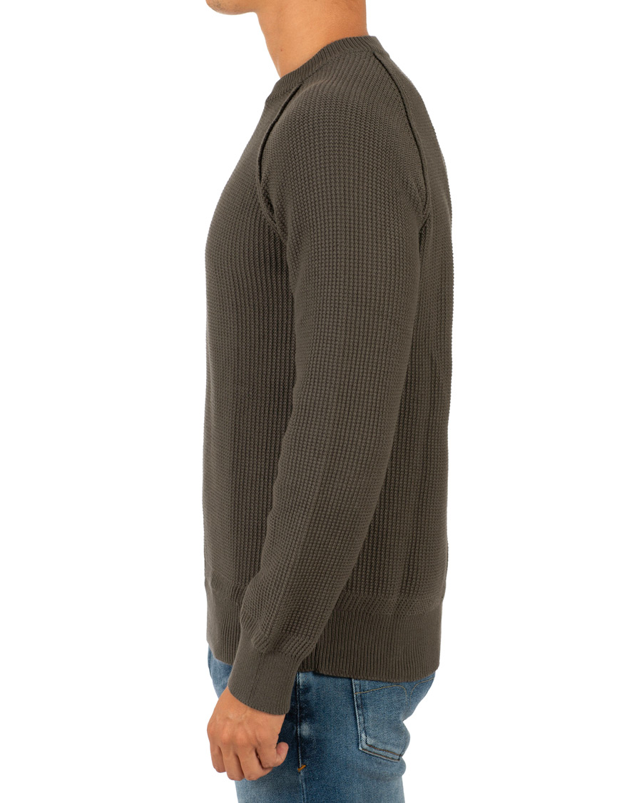 Heren | Truien | Filippa K | Cotton Texture R Neck Sweater Beluga
