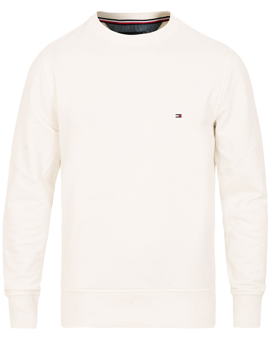Heren | Truien | Tommy Hilfiger | Crew Neck Sweatshirt Whisper White