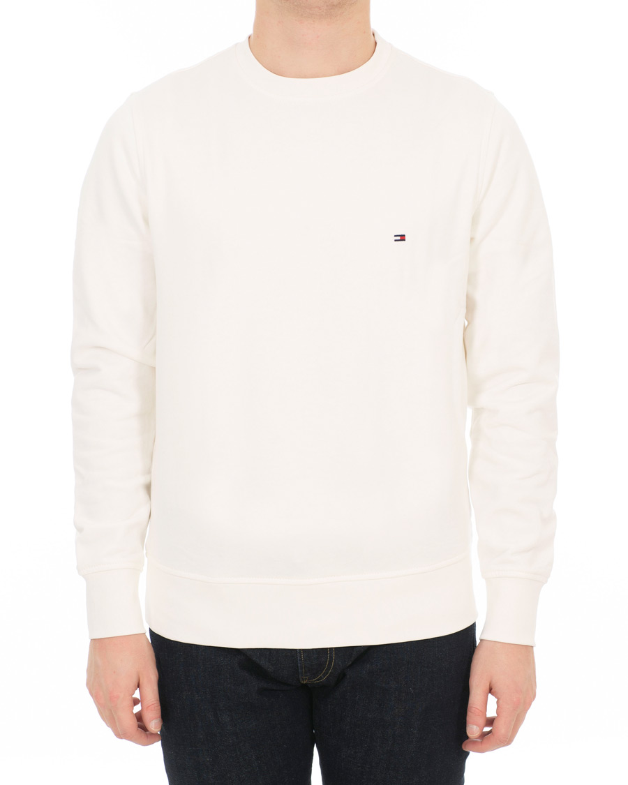 Heren | Truien | Tommy Hilfiger | Crew Neck Sweatshirt Whisper White