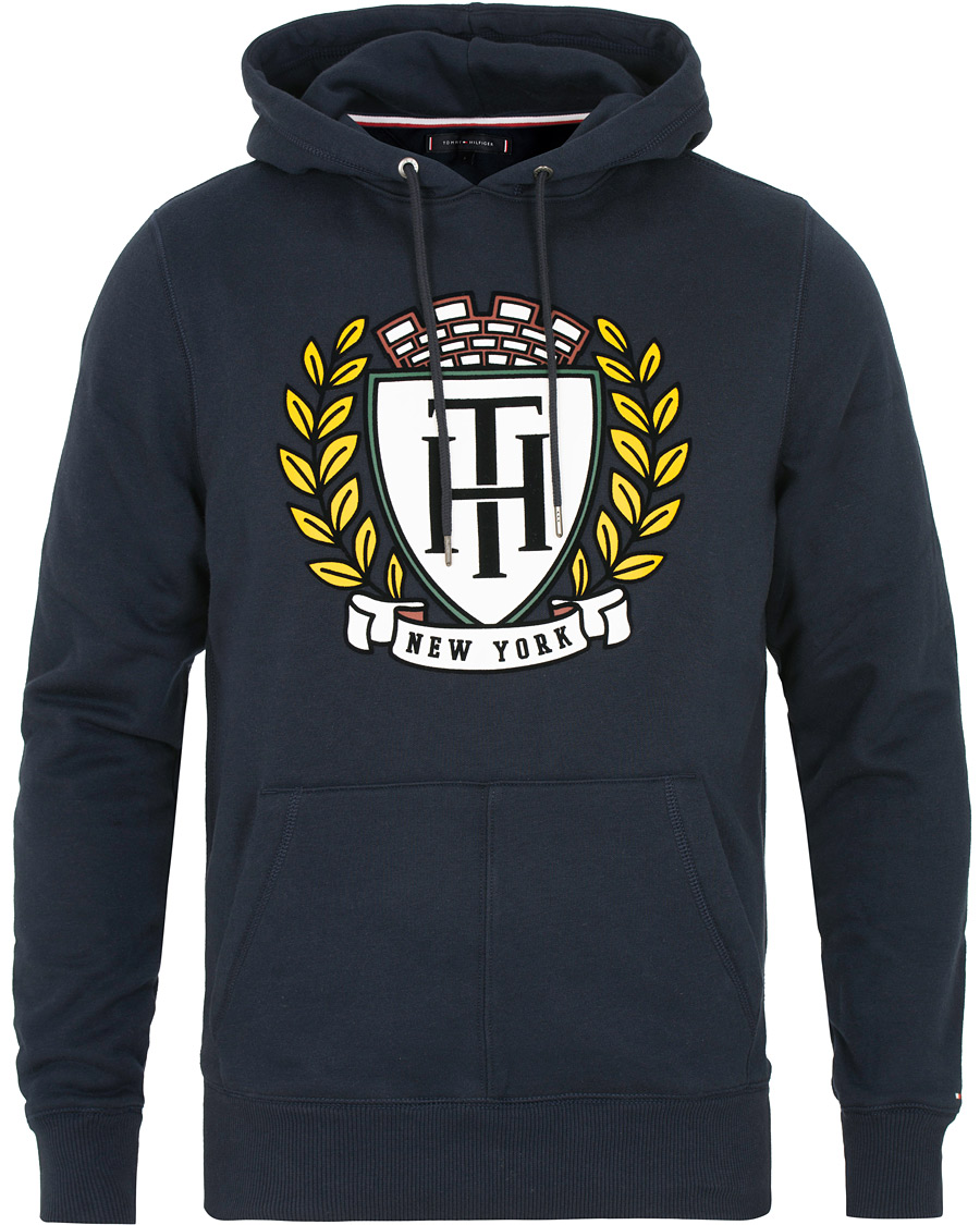 Heren | Truien | Tommy Hilfiger | Crest Hoodie Sky Captain