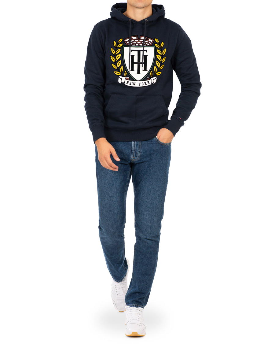 Heren | Truien | Tommy Hilfiger | Crest Hoodie Sky Captain