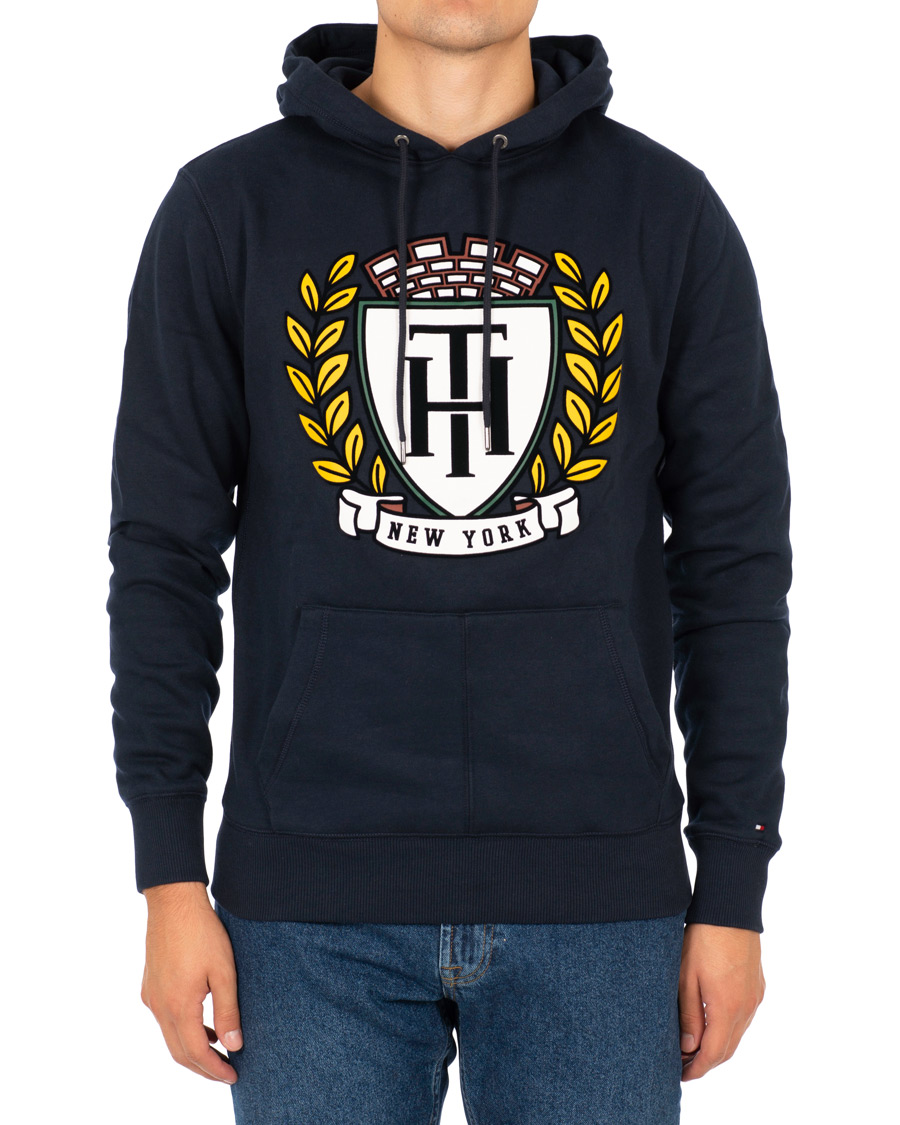 Heren | Truien | Tommy Hilfiger | Crest Hoodie Sky Captain