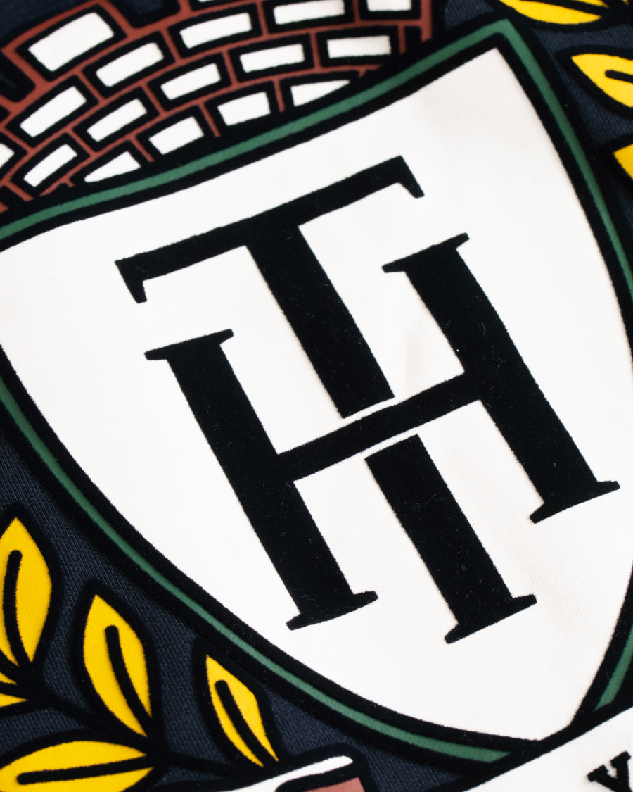 Heren | Truien | Tommy Hilfiger | Crest Hoodie Sky Captain