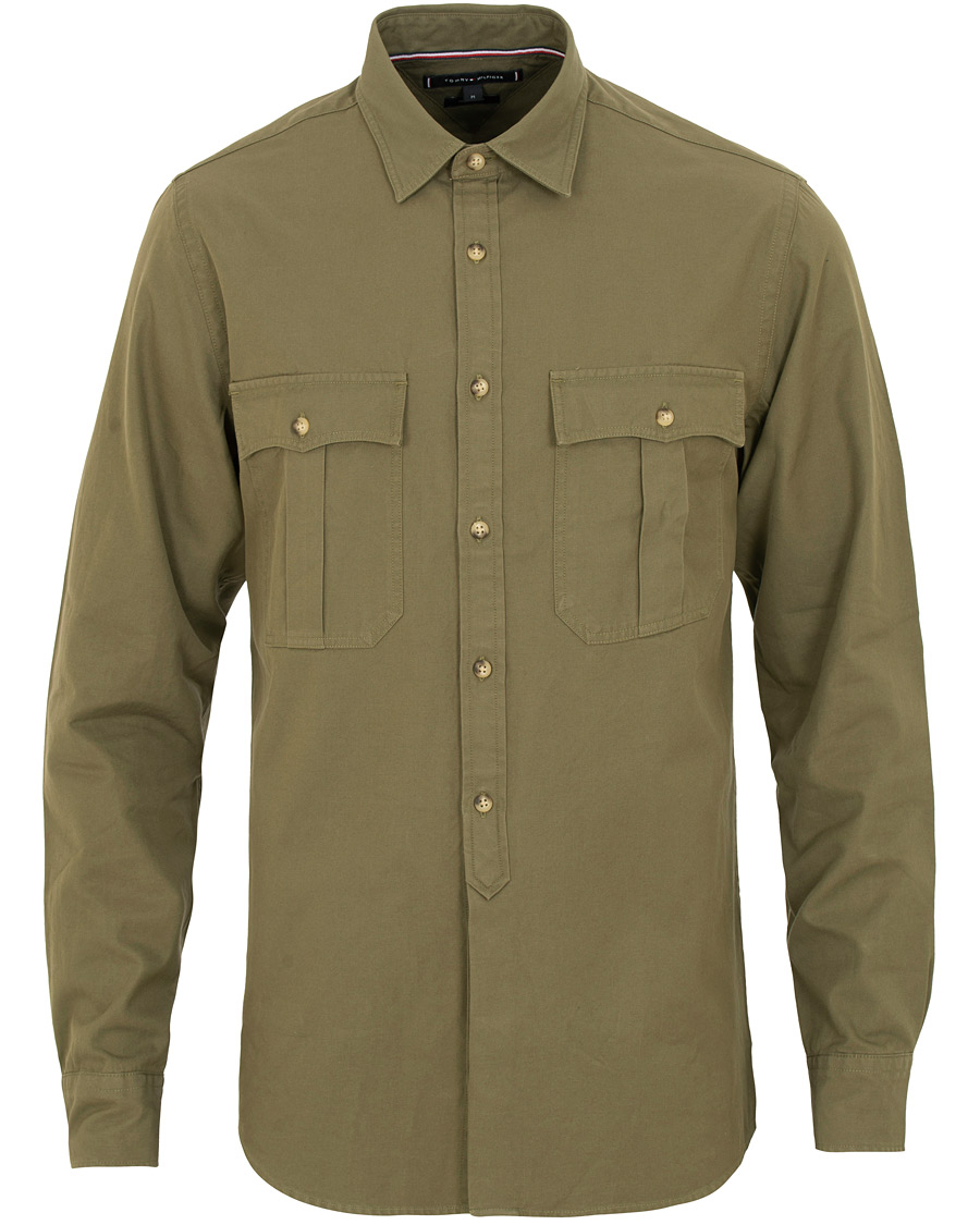 Heren | Overhemden | Tommy Hilfiger | Military Twill Shirt Dusty Olive