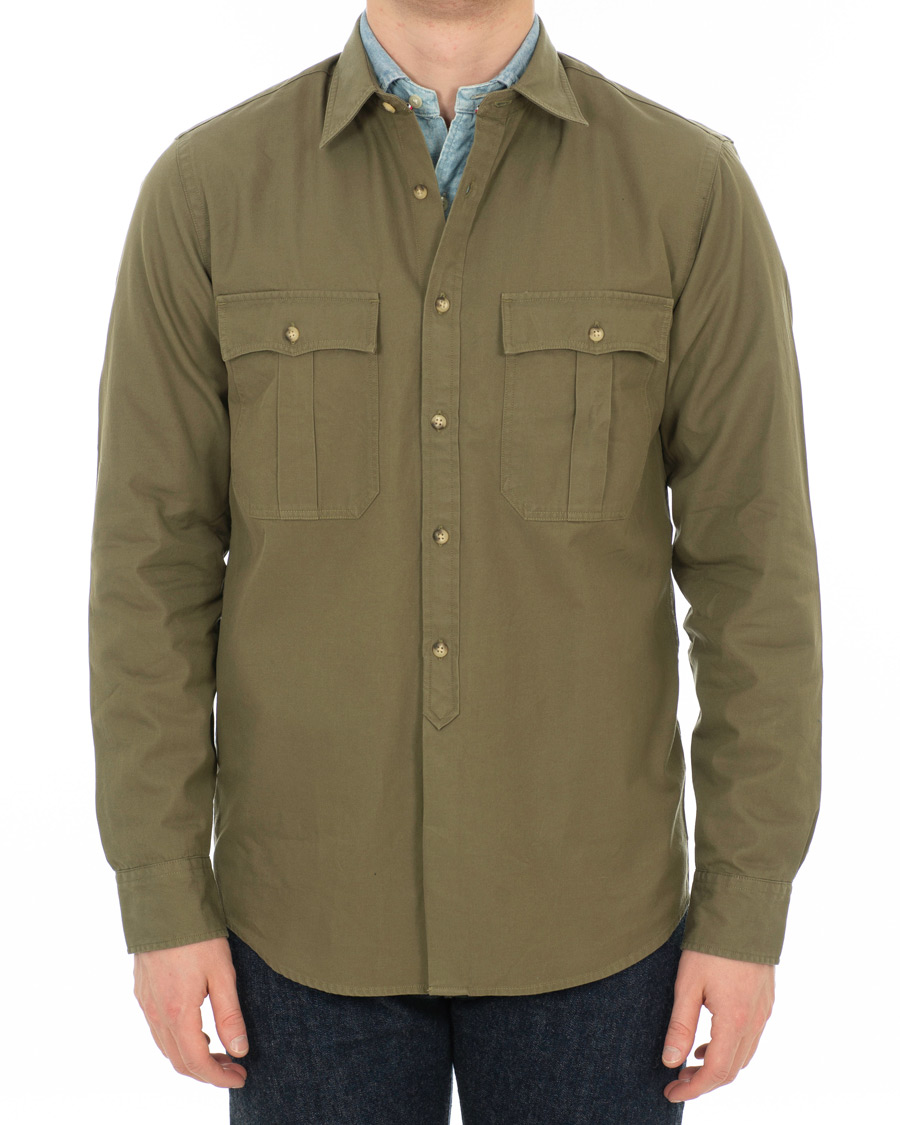 Heren | Overhemden | Tommy Hilfiger | Military Twill Shirt Dusty Olive