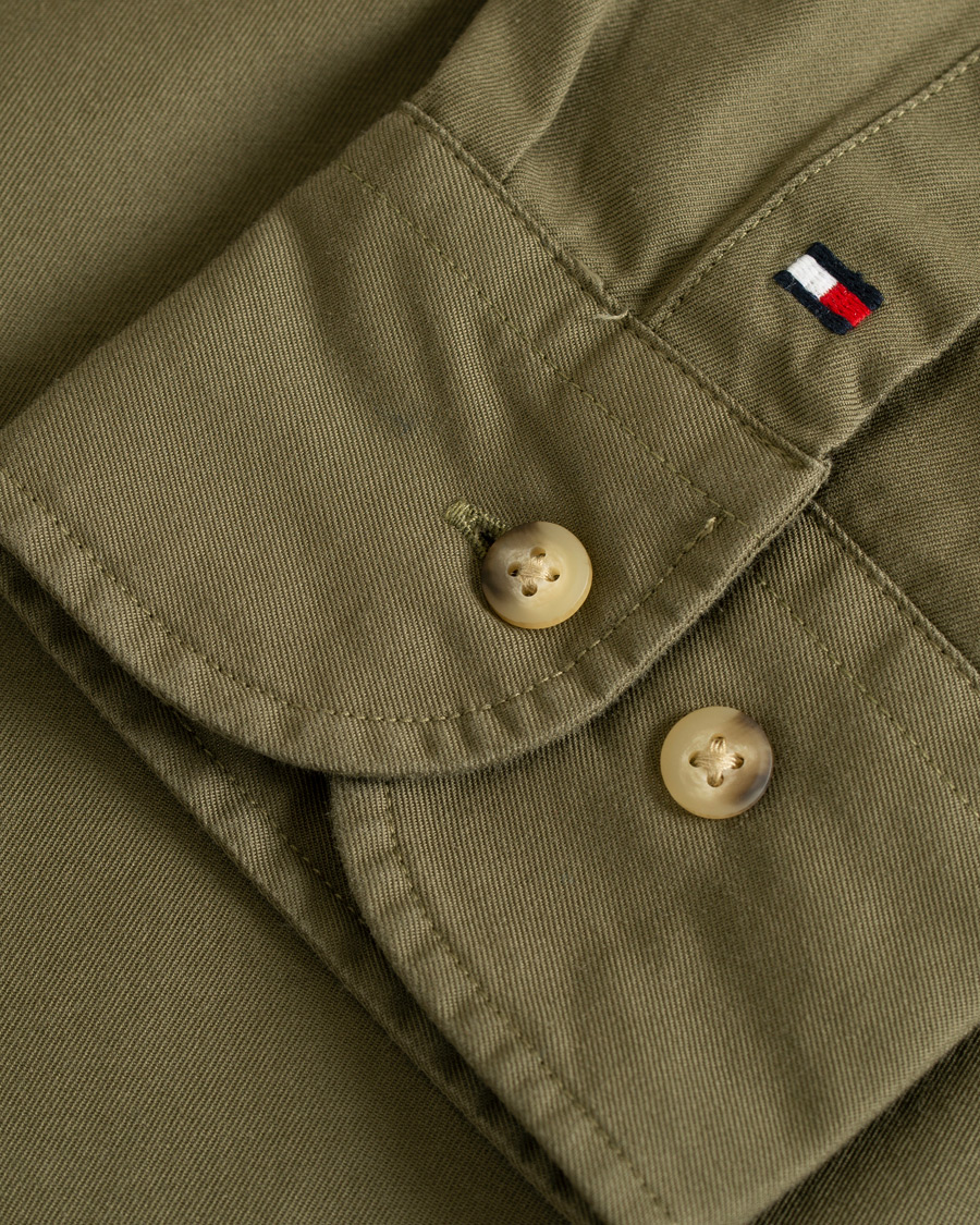 Heren | Overhemden | Tommy Hilfiger | Military Twill Shirt Dusty Olive