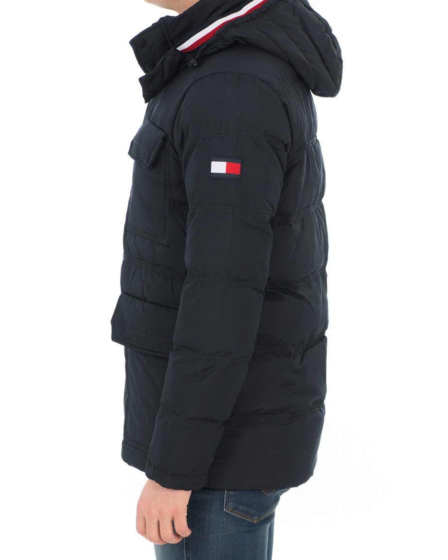 Heren | Jassen | Tommy Hilfiger | Down Hooded Jacket Sky Captain
