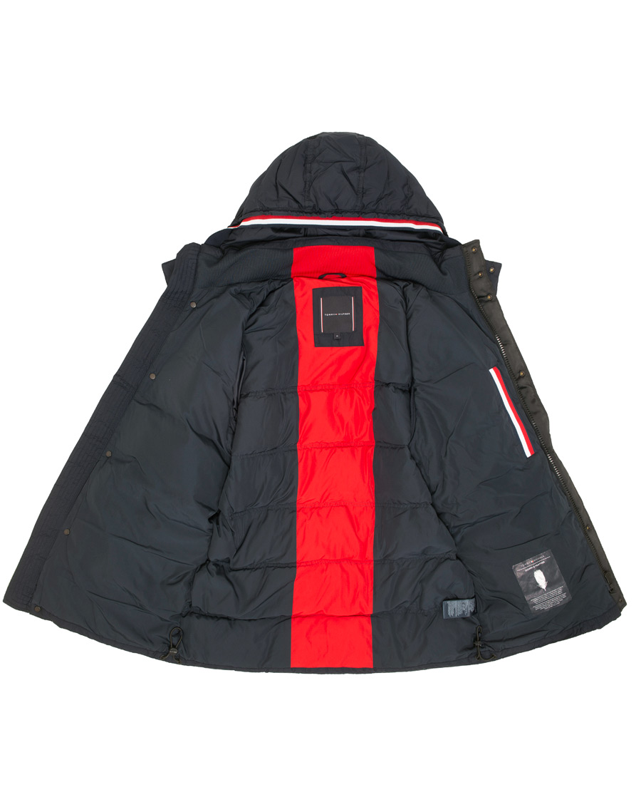 Heren | Jassen | Tommy Hilfiger | Down Hooded Jacket Sky Captain