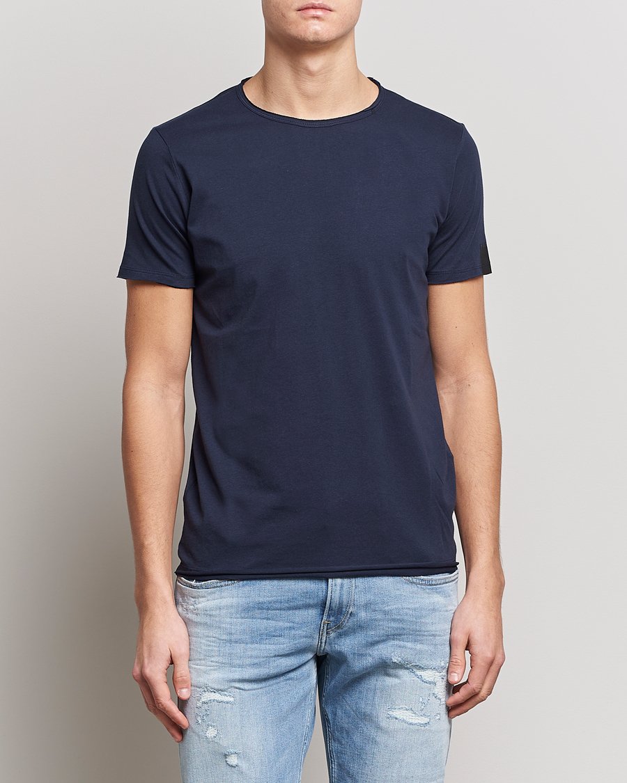 Heren | T-shirts met korte mouwen | Replay | Crew Neck Tee Navy