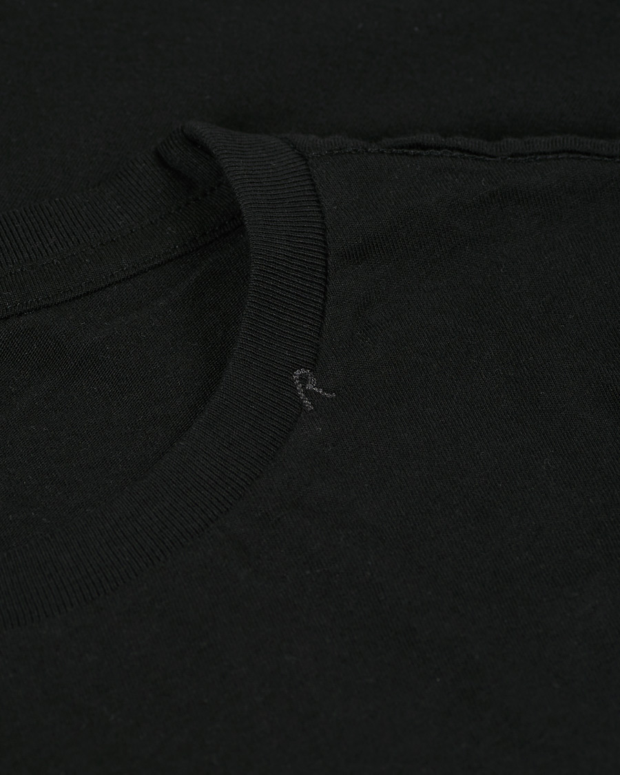 Heren | T-shirts | Replay | Crew Neck Logo Tee Black