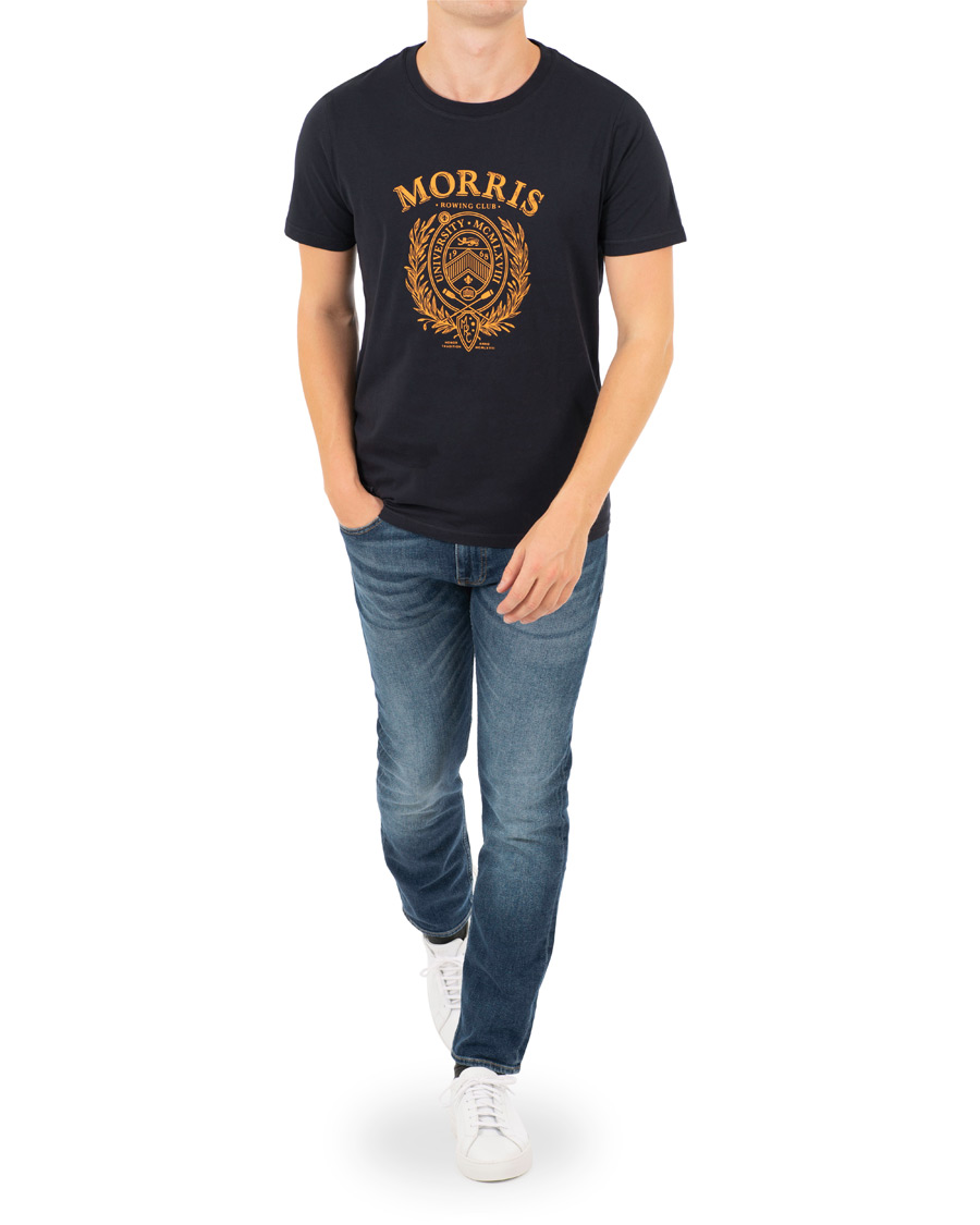Heren | T-shirts | Morris | Dale Tee Old Blue