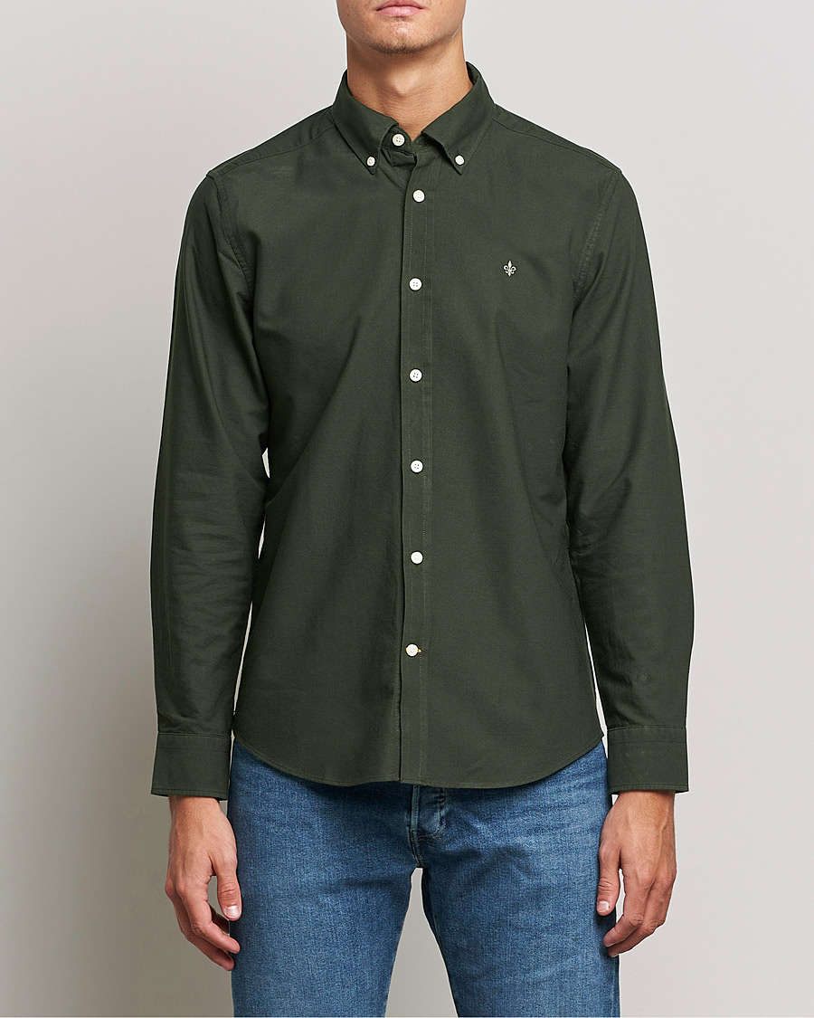 Heren | Oxford overhemden | Morris | Douglas Oxford Shirt Olive