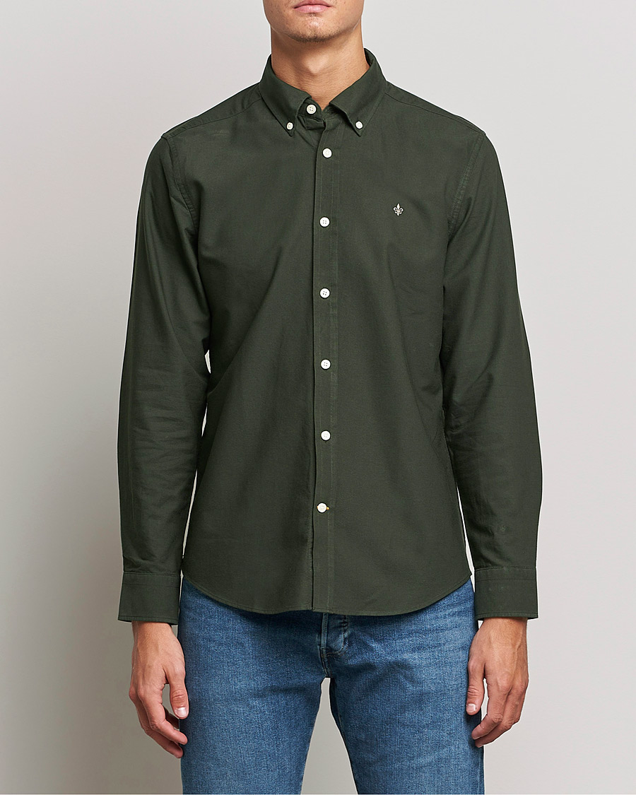 Heren | Morris | Morris | Douglas Oxford Shirt Olive