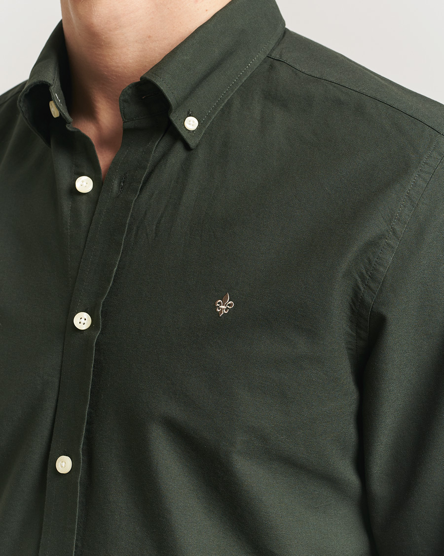Heren | Overhemden | Morris | Douglas Oxford Shirt Olive