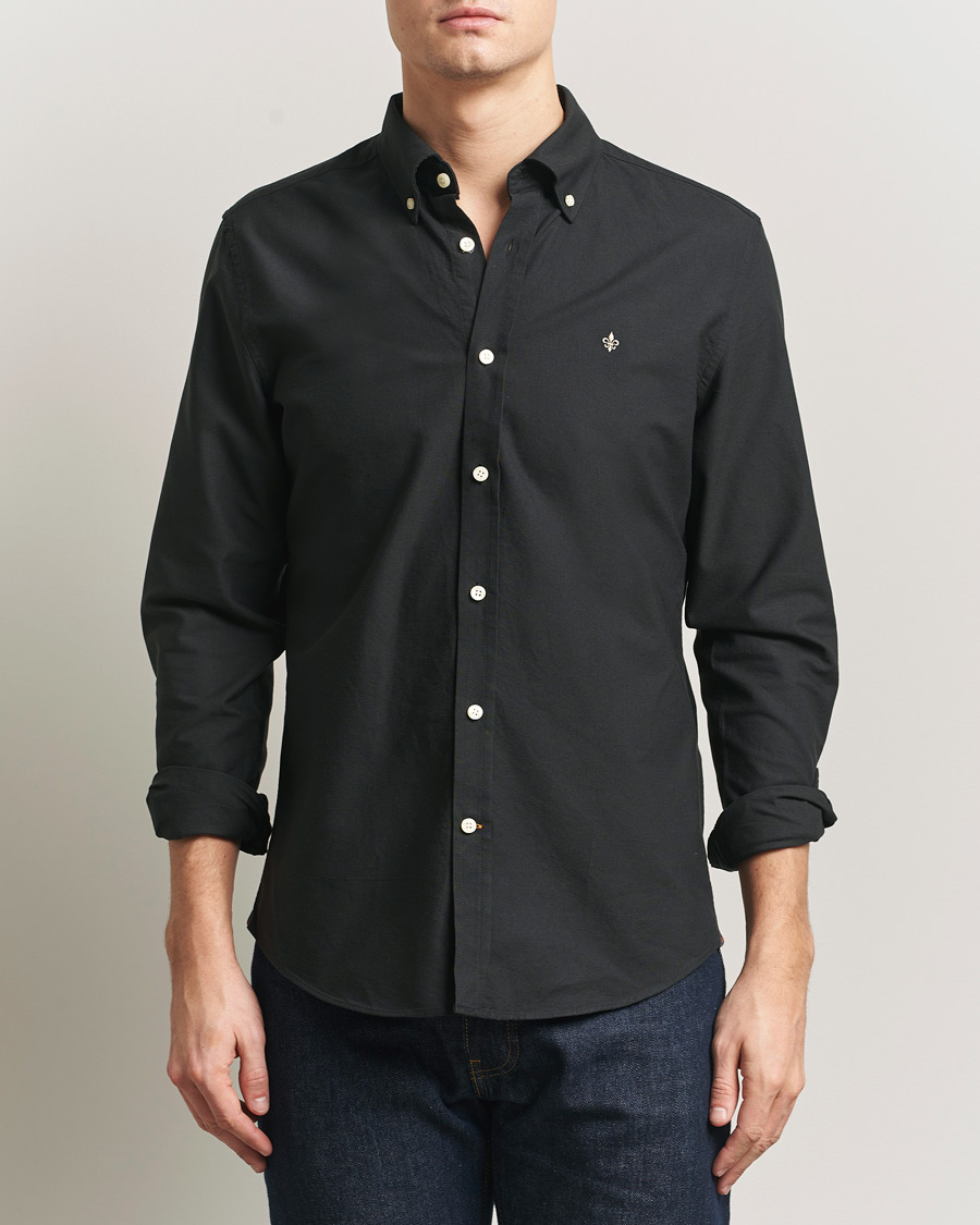 Heren | Overhemden | Morris | Douglas Oxford Shirt Black