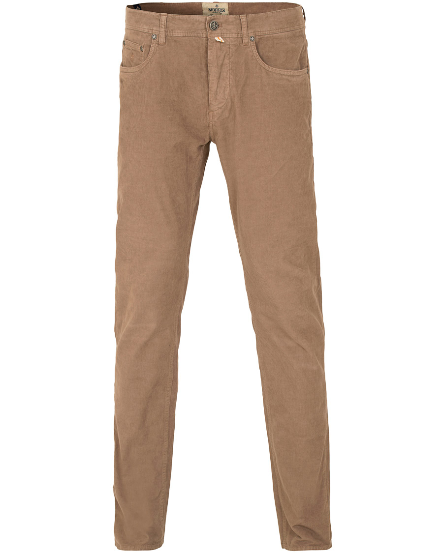 Heren | Broeken | Morris | James Corduroy Jeans Brown