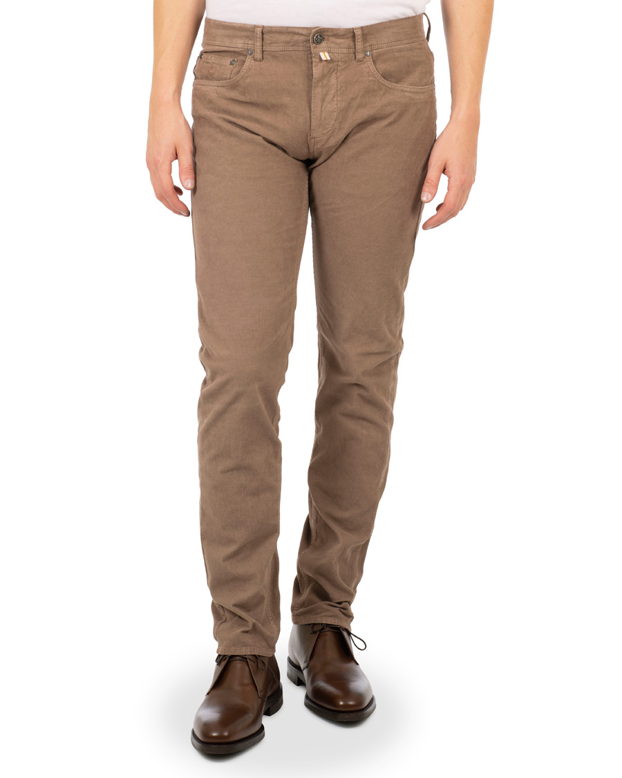 Heren | Broeken | Morris | James Corduroy Jeans Brown