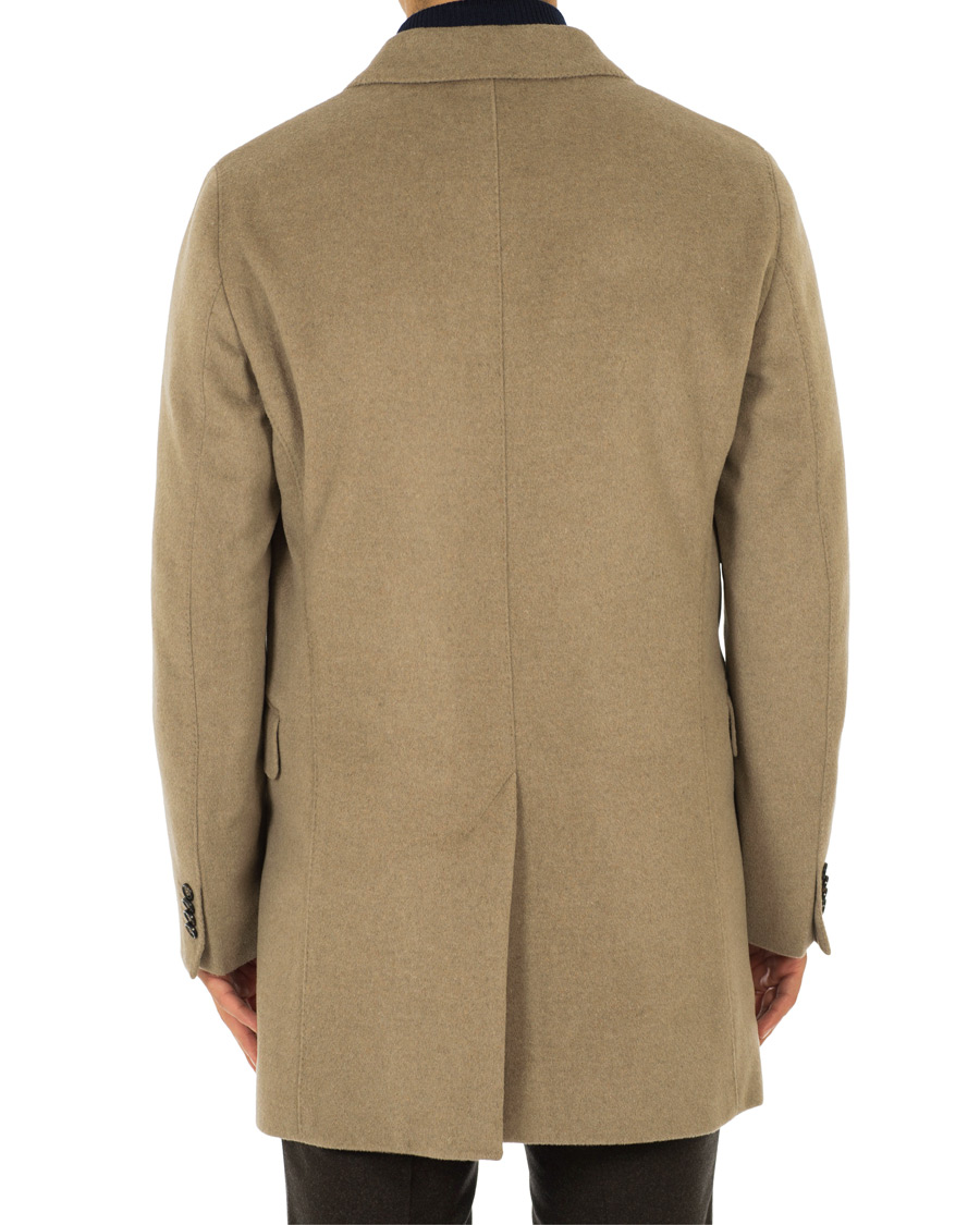 Heren | Jassen | Oscar Jacobson | Saks Wool/Cashmere Coat Beige
