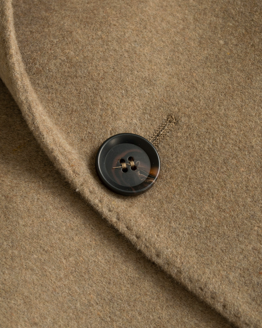 Heren | Jassen | Oscar Jacobson | Saks Wool/Cashmere Coat Beige