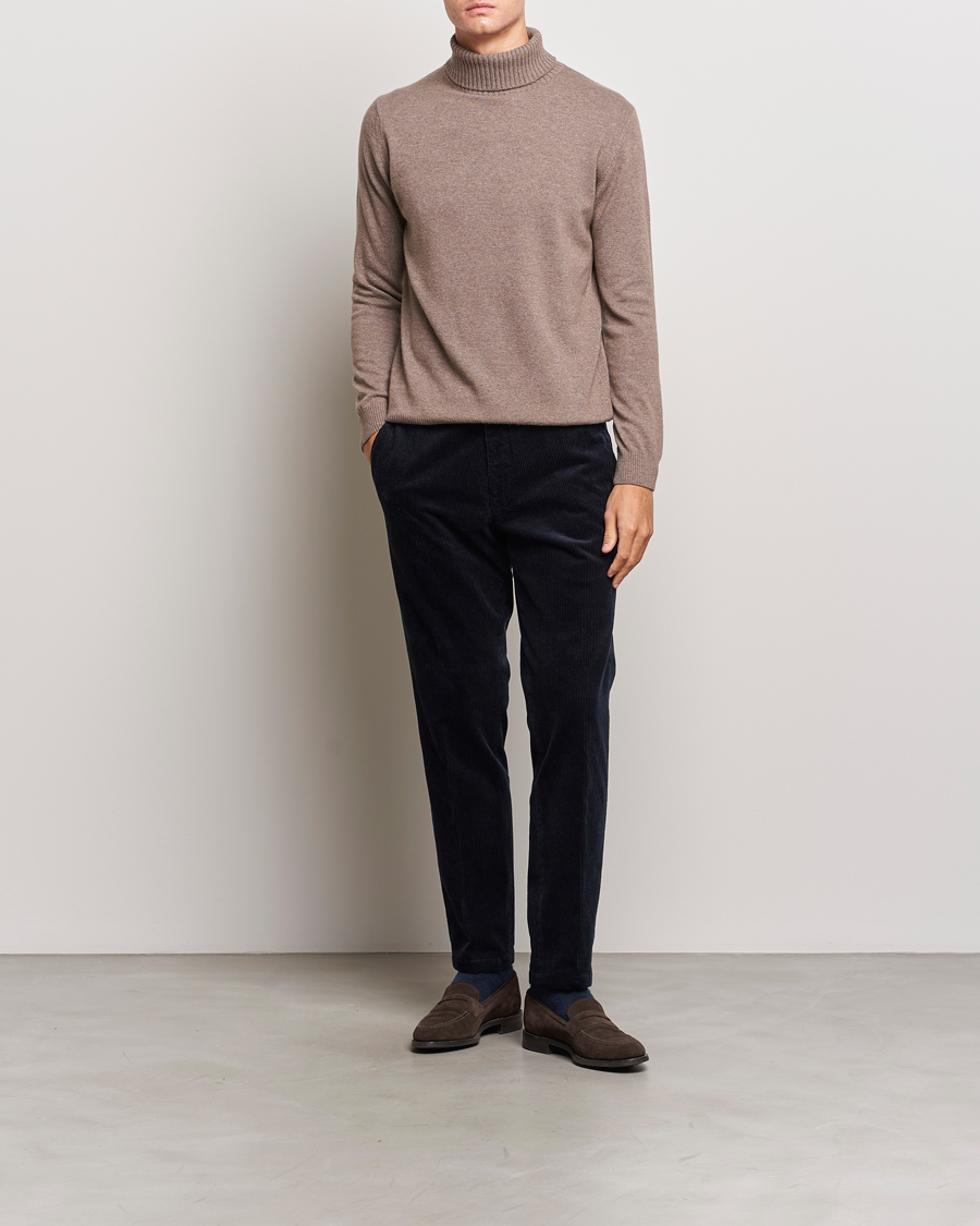 Heren | Broeken | Oscar Jacobson | Denz Corduroy Trousers Navy