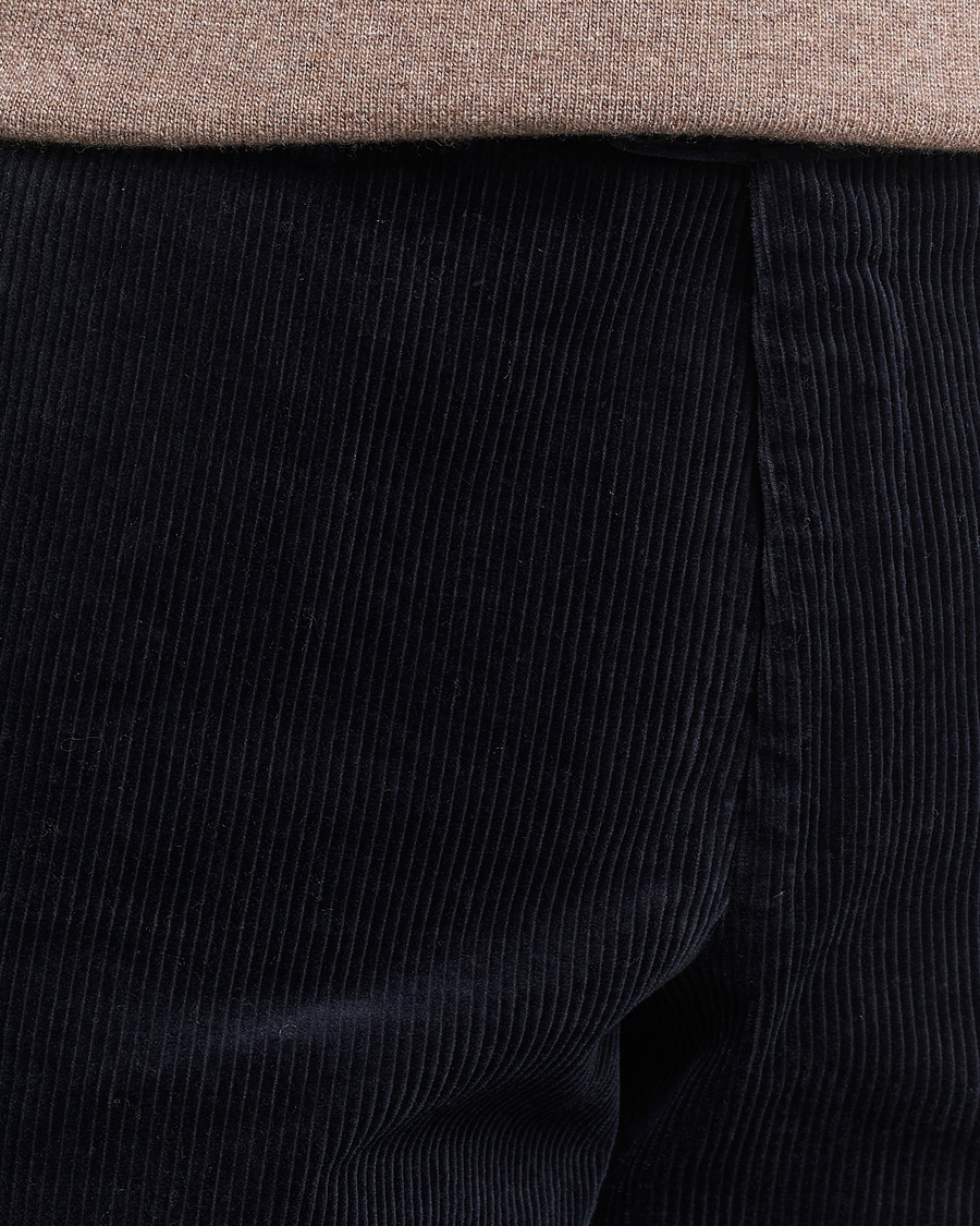 Heren | Broeken | Oscar Jacobson | Denz Corduroy Trousers Navy
