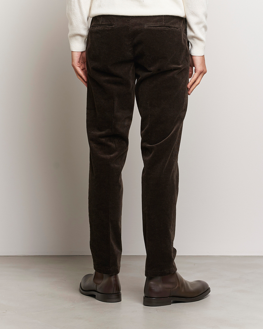 Heren | Broeken | Oscar Jacobson | Denz Corduroy Trousers Dark Brown