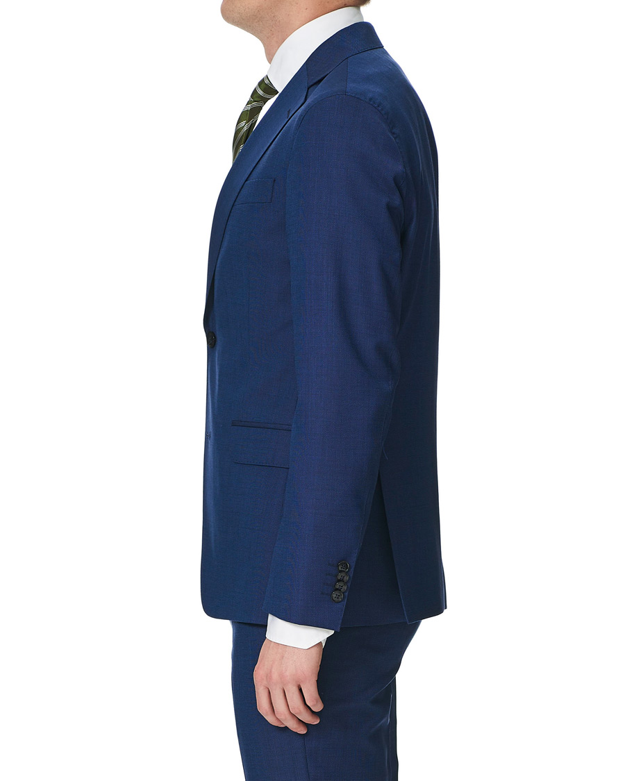 Heren | Blazers | Oscar Jacobson | Fogerty Wool Blazer Blue