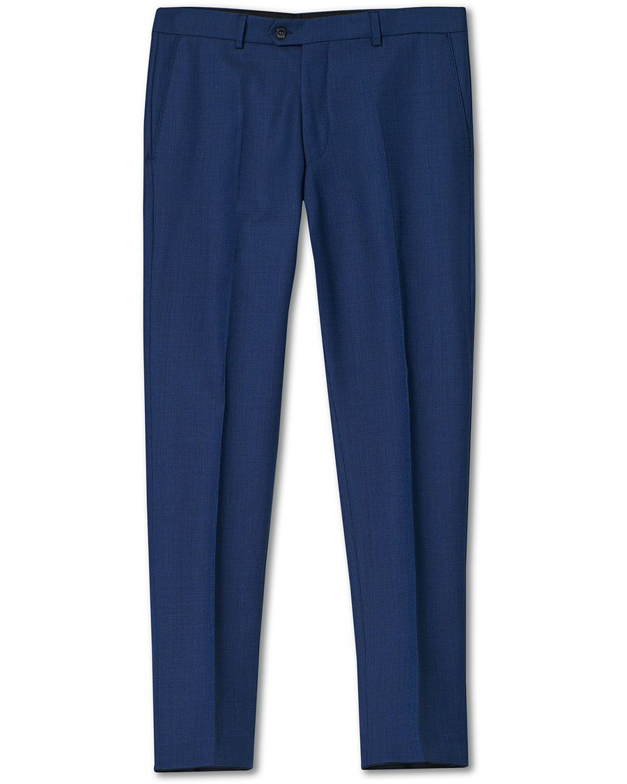 Heren | Broeken | Oscar Jacobson | Denz Wool Trousers Blue