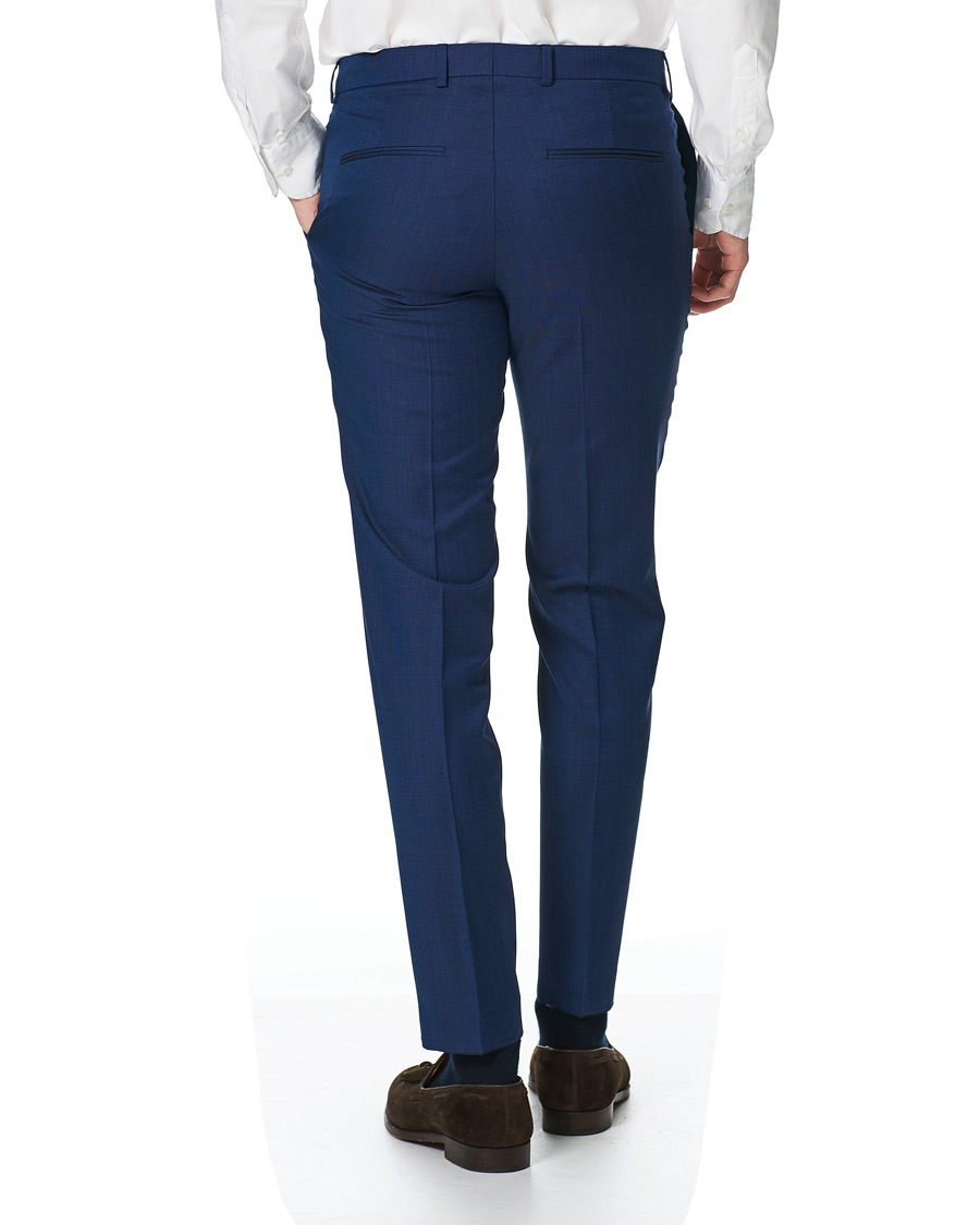 Heren | Broeken | Oscar Jacobson | Denz Wool Trousers Blue