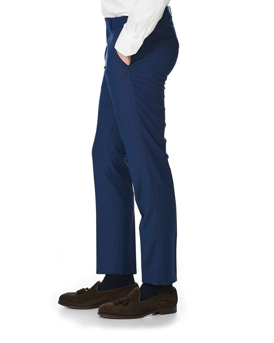 Heren | Broeken | Oscar Jacobson | Denz Wool Trousers Blue