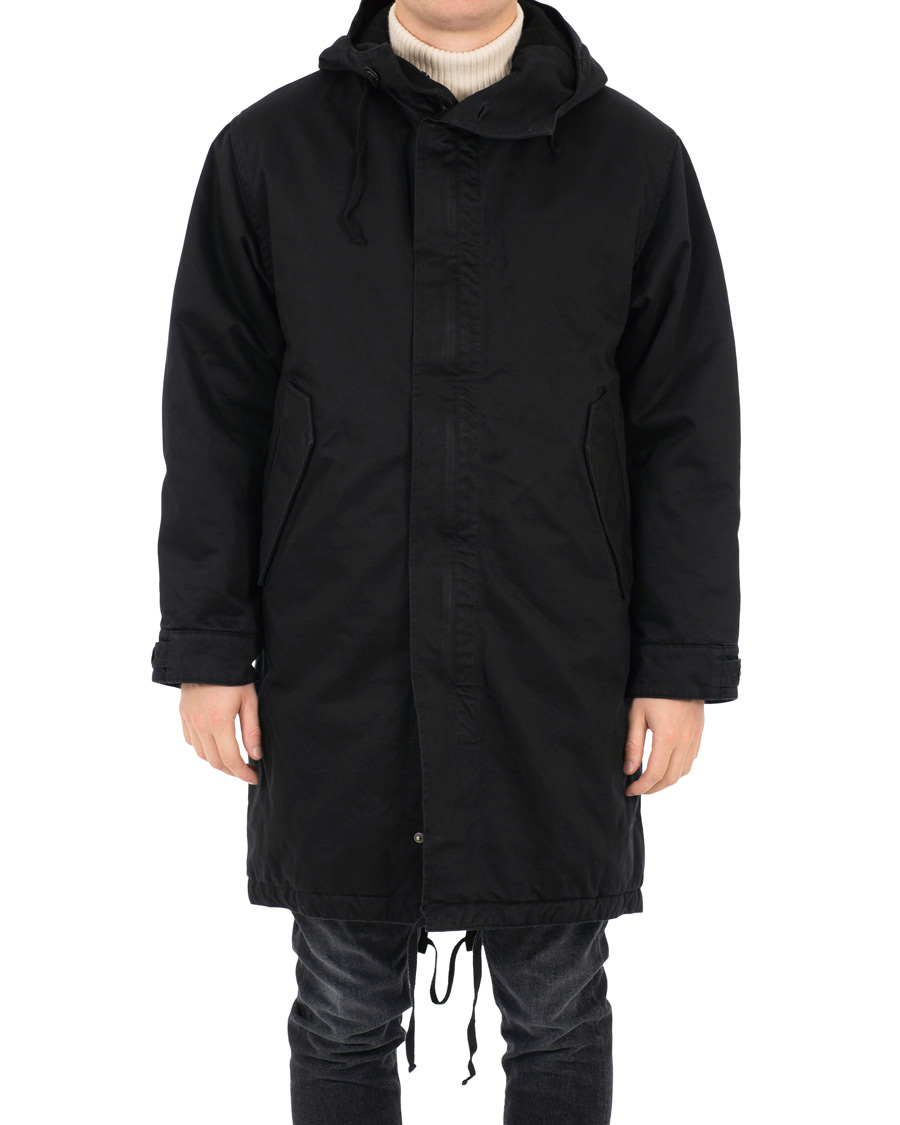 Heren | Jassen | Nudie Jeans | Lars Swedish Fish Tail Parka Black