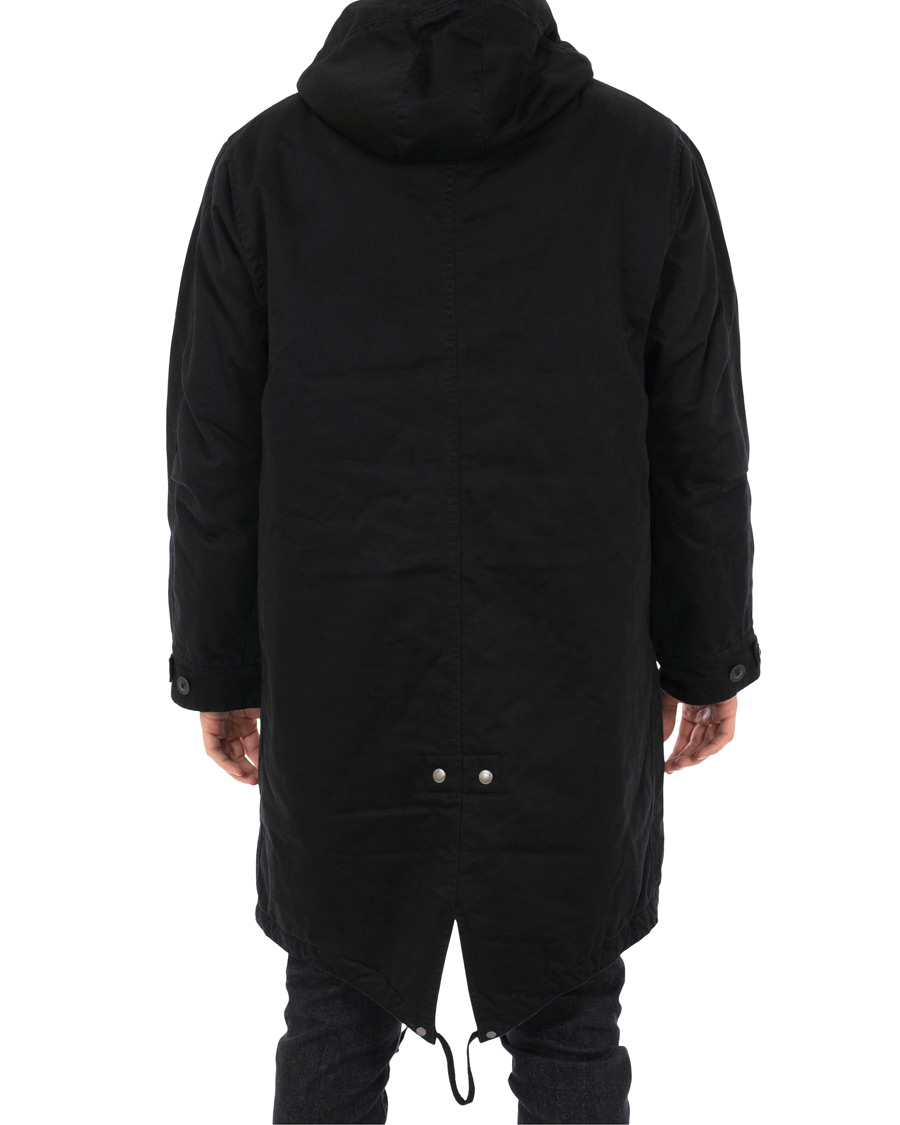 Heren | Jassen | Nudie Jeans | Lars Swedish Fish Tail Parka Black