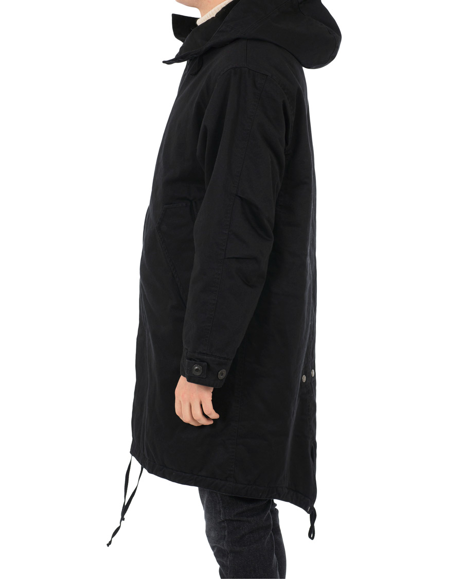 Heren | Jassen | Nudie Jeans | Lars Swedish Fish Tail Parka Black