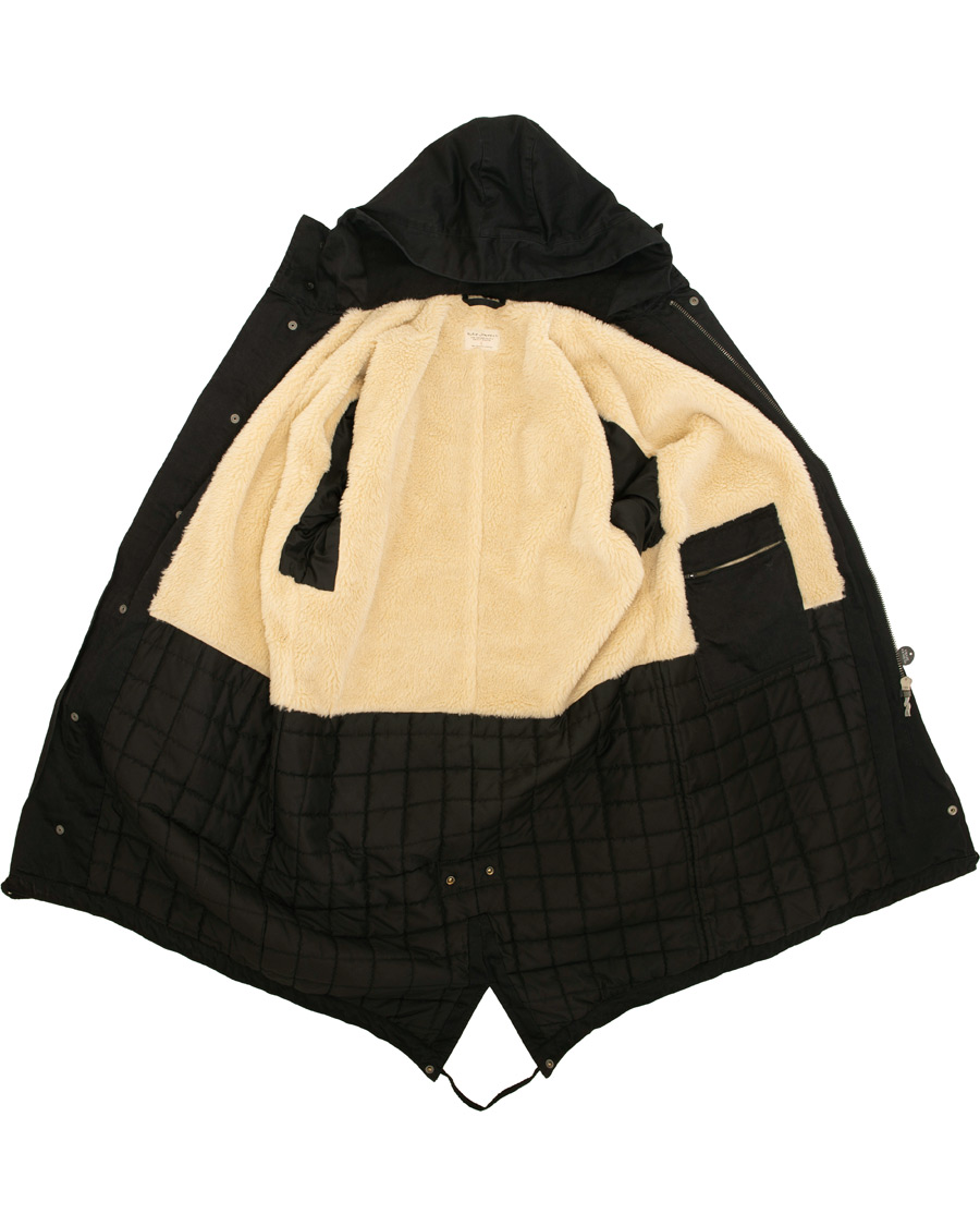 Heren | Jassen | Nudie Jeans | Lars Swedish Fish Tail Parka Black