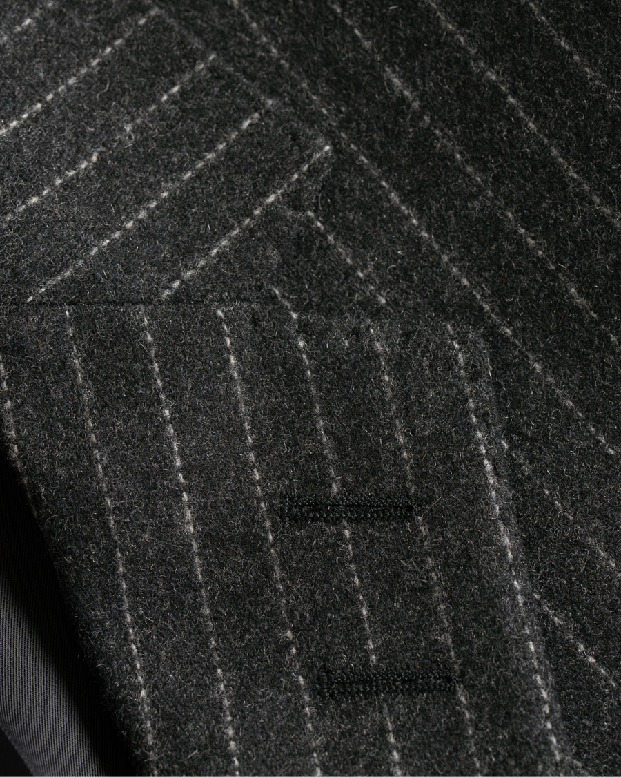 Heren | Blazers | Tiger of Sweden | Jamot Pinstripe Patch Pocket Blazer Dark Grey