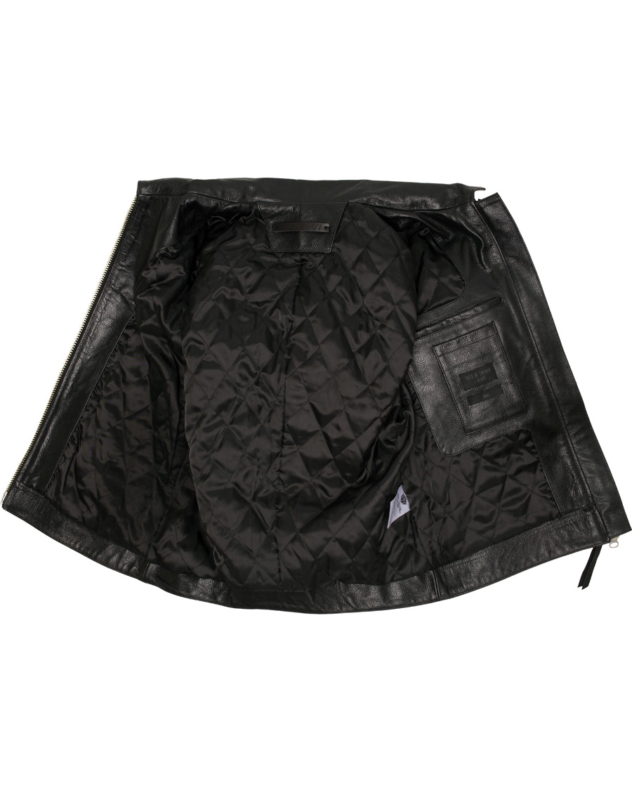 Heren | Jassen | Tiger of Sweden Jeans | Tracker Leather Jacket Black