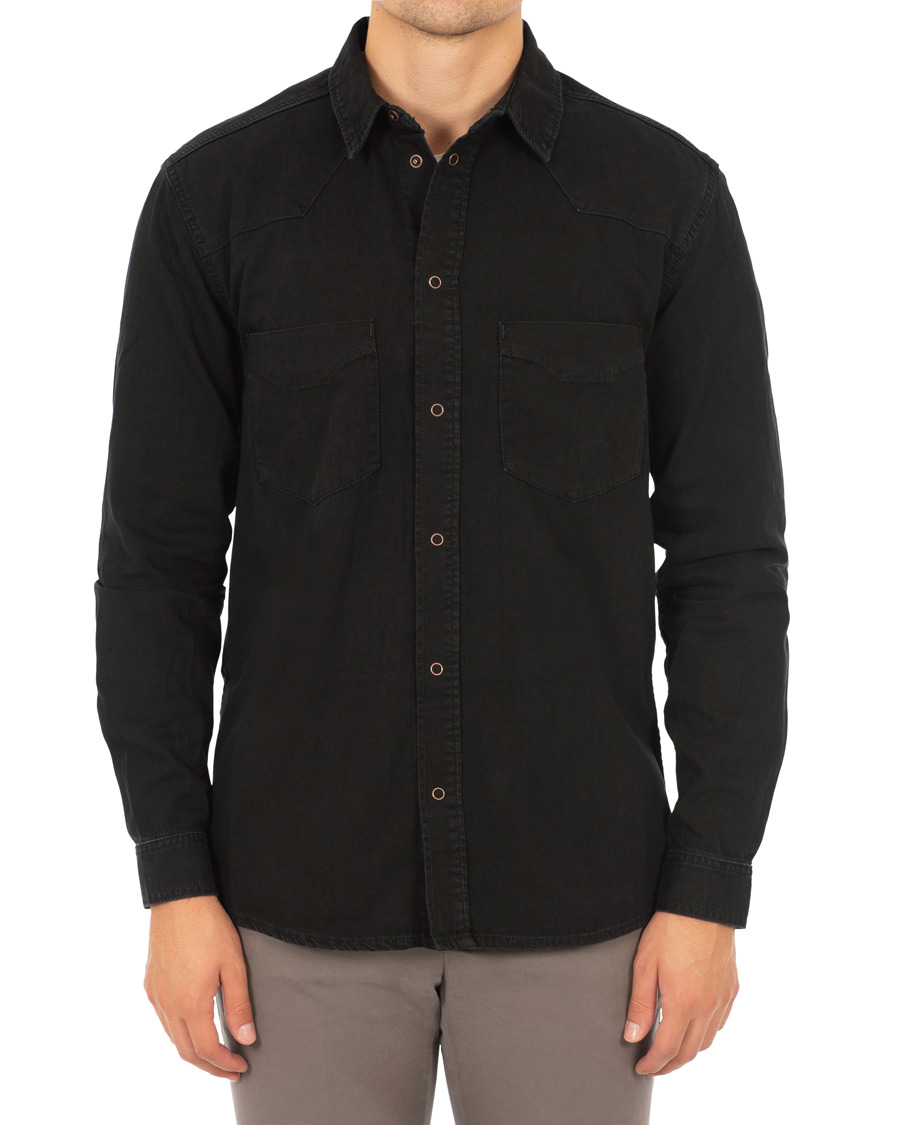 Heren | Overhemden | Tiger of Sweden Jeans | Pure I Jeans Shirt Black