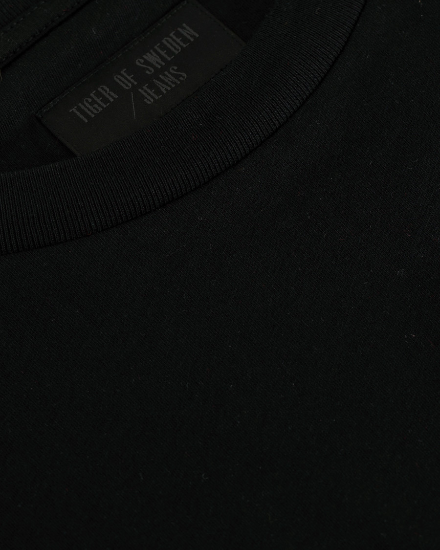 Heren | T-shirts | Tiger of Sweden Jeans | Fleek Crew Neck Tee Black