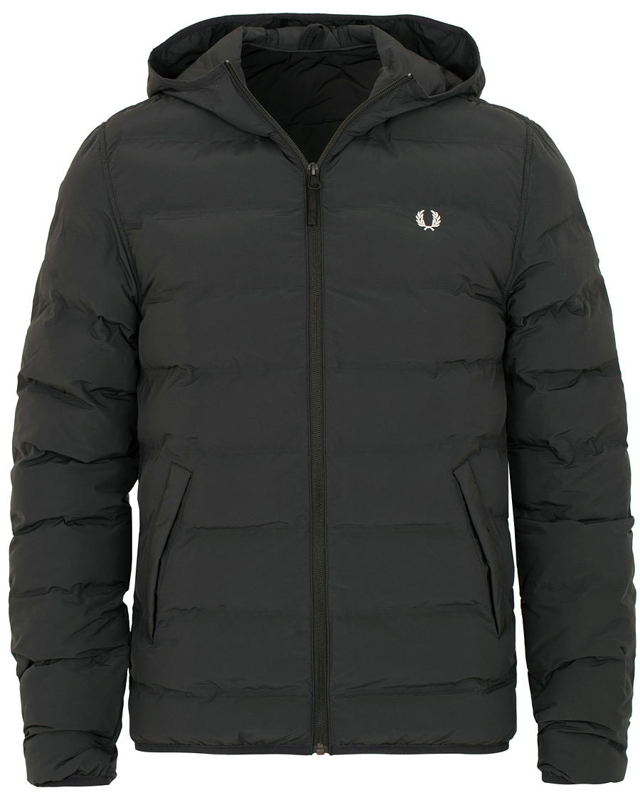 Heren | Jassen | Fred Perry | Insulated Hooded Jacket Black