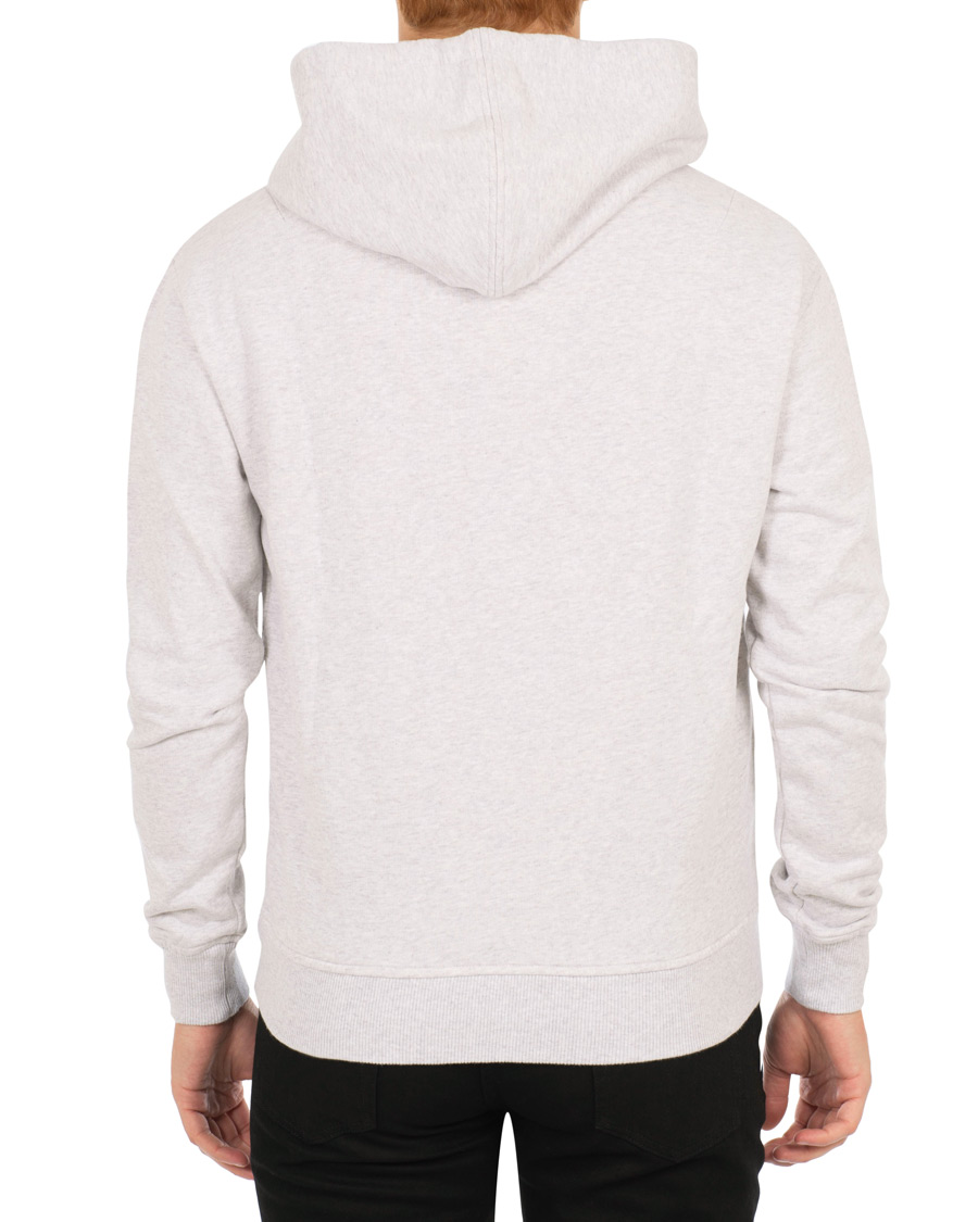 Heren | Truien | AMI | Family Flocked Print Hoodie Heather Grey